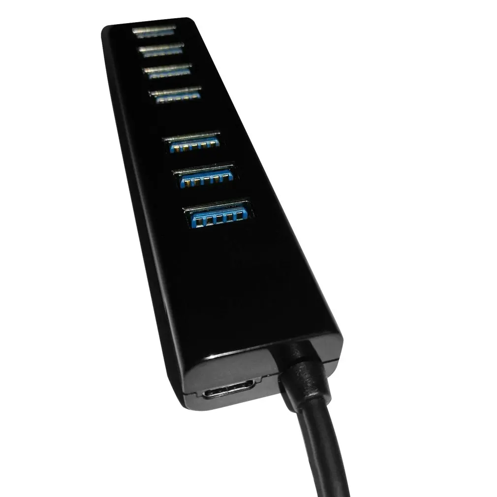 7-портовый прозрачный Настольный концентратор USB3.0 жесткий диск для ноутбука преобразователя One Drag Four расширитель мульти Интерфейс концентратор