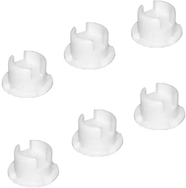 Tape Lock Button Plug 3/4 in Top 6pcs White: The Perfect Accessory for Horizontal Faux Wood Blinds