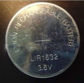 Rechargeable Battery LIR1632 25mah 3.6v 3.7v 4.2v Coin Type Lithium-ion 16*3.2mm | Электроника