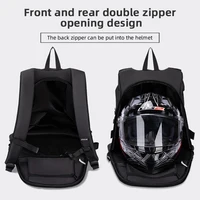 HcanKcan Large Capacity Multifunctional Motorcycle Backpack Waterproof Men Helmet Backpack Outdoor Bicycle Travel Pack For Women 2