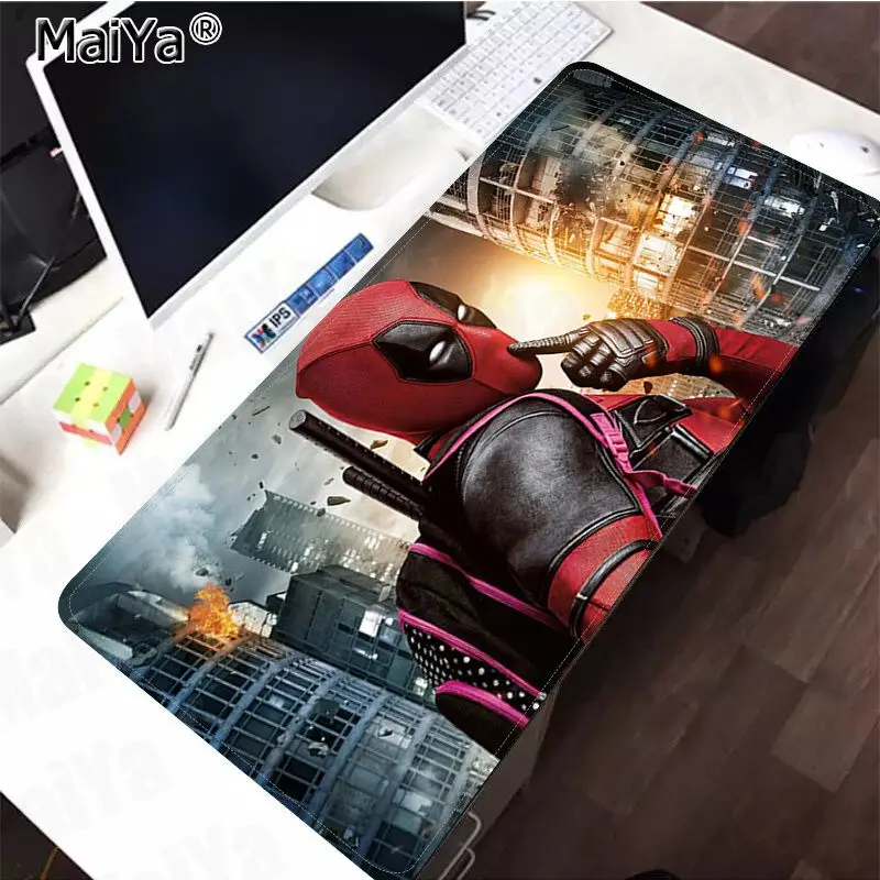 Maiya Boy Подарочный коврик Дэдпул индивидуальный игровой коврик для мыши для ноутбука большой коврик для мыши клавиатуры коврик