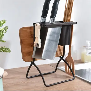 

1Pc Multifunction Tableware Storage Holder Kitchen Knife Chopsticks Cutting Board Rack Organizer Storage Shelf Utensil Holder
