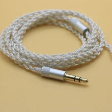 3,5 мм 5N посеребренный аудио кабель для наушников DIY HiFi кабель для наушников UE900 для SE535 высококлассный провод DIY