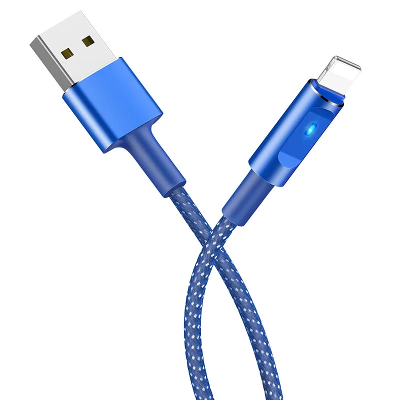 HOCO U47, 20 шт./лот,, 1,2 м, нейлоновый USB кабель для iPhone 11 Xs Max, Xr X 8, 7, 6, 6 S, синхронизация данных, быстрая зарядка, кабель для iPhone