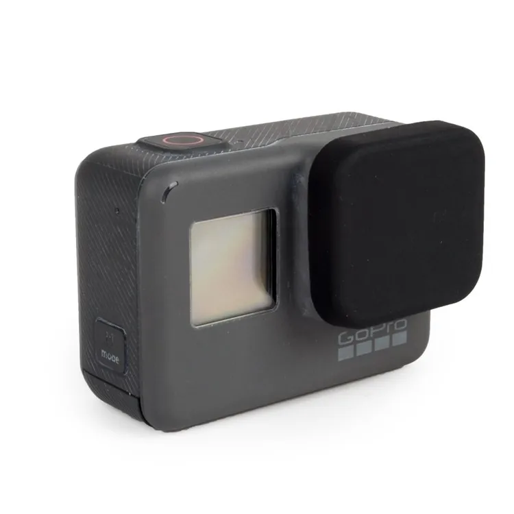 Для Gopro Комплекты водонепроницаемый корпус защитный силиконовый чехол для коллекции красный фильтр для Go Pro Hero 5 6 7 Черные Аксессуары