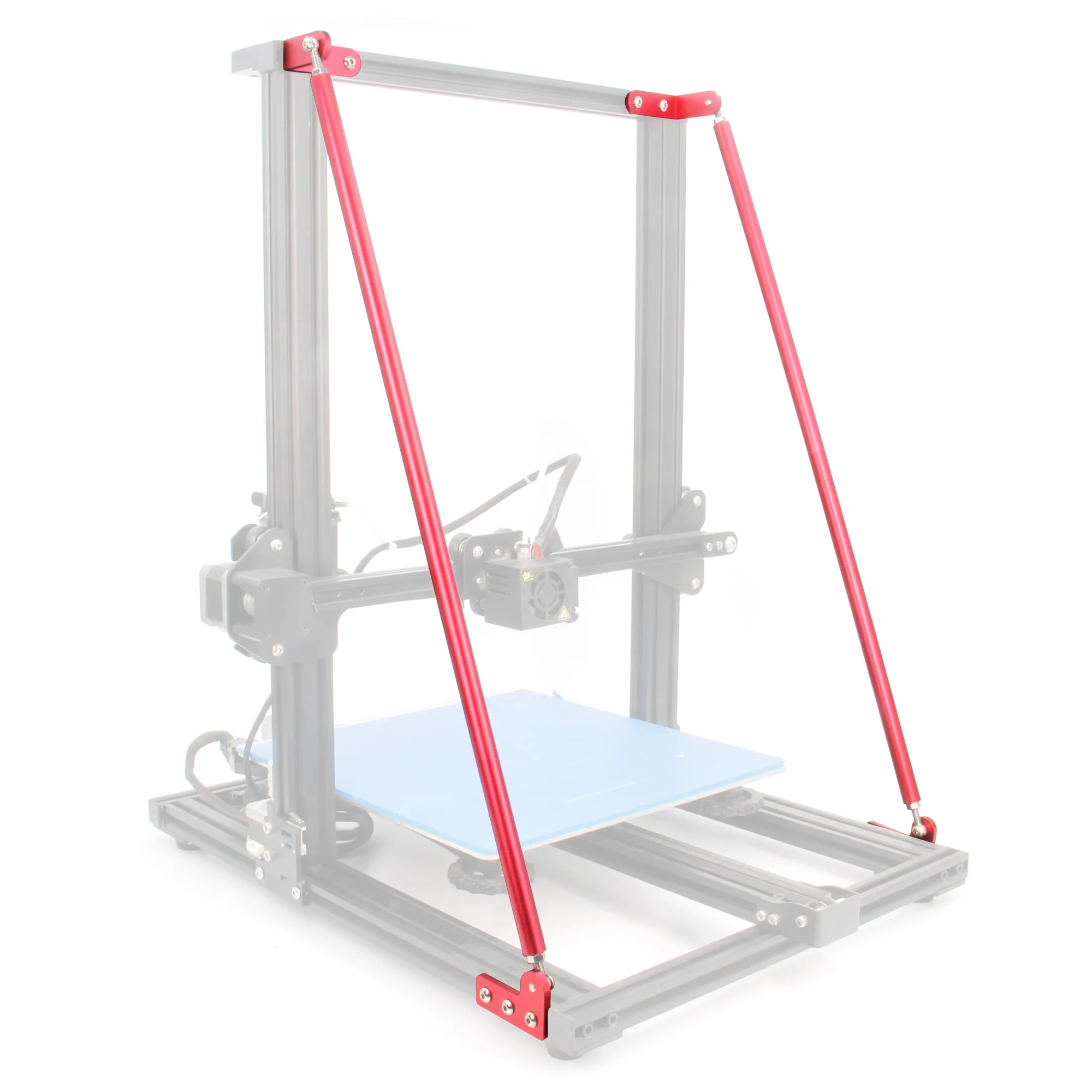 Kit De Tiges De Support 3D Pour Imprimante Ender 3 Pro / V2 / CR-10 / 10S - En Aluminium