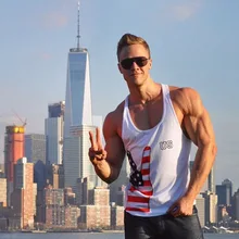 Мужской спортивный жилет для занятий фитнесом, мужские обтягивающие колготки, облегающая модель, модные мужские повседневные топы