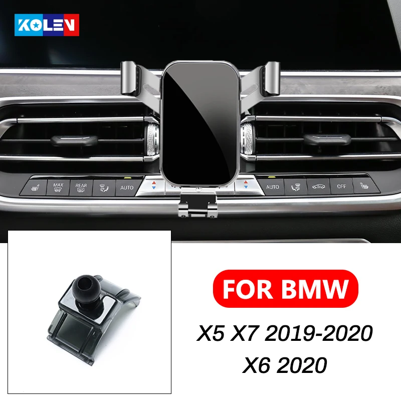

For BMW X5 G05 X7 G07 2019-2020 X6 2020 Car Mobile Phone Holder 360 Degree Gravity Stand GPS Air Vent Mount Navigation Bracket