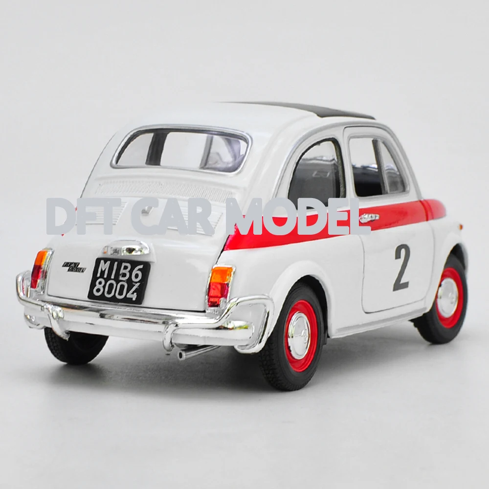 1:18 автомобили игрушечные из сплава Nuova 500 1957 модель автомобиля Детские