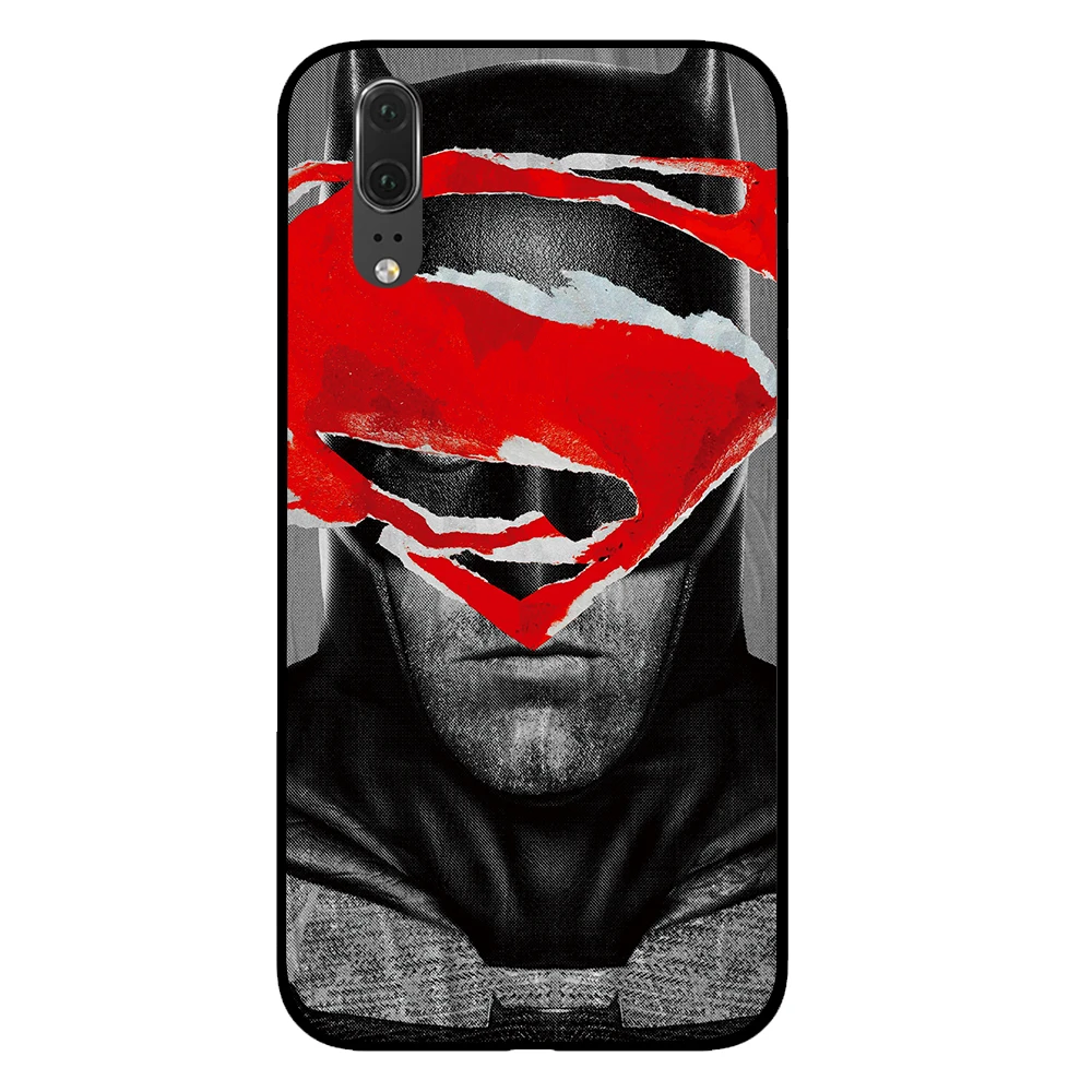 Бэтмен Супермен для Dc comic черный чехол для телефона huawei P30 P20 mate 10 20 Pro Lite Nova 3 4 3i чехол - Цвет: 2