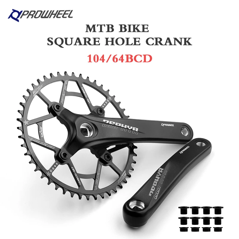 Shimano Crankset PROWHEEL Bike Crankset 152-175mm