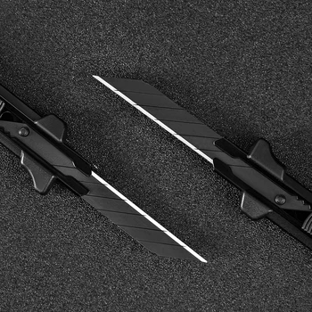 

Fizz Office Tool Cutter Knife With Grip High Carbon Steel Art Knife Metal Blade Self-Locking Design Sharp For Home Office