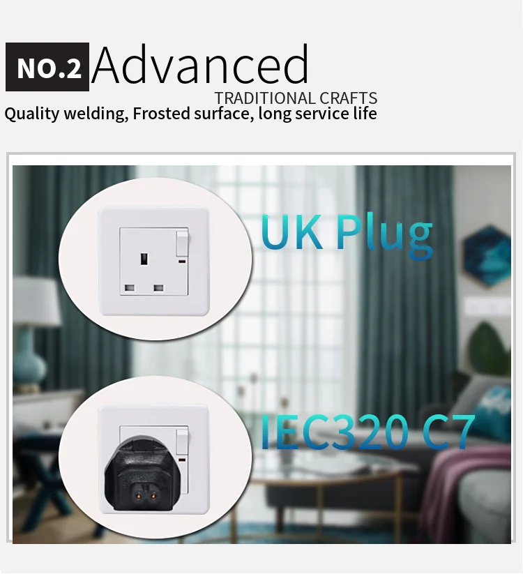 UK TO C7 UK BS1363 штекер в IEC320 C7 AC адаптер питания Разъем конвертер гнездо «Папа-мама» преобразования разъем 16A 250 В