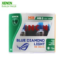 XENCN HB3 9005 12 в 100 Вт 5300 к синий Алмазный светильник, автомобильный головной светильник, галогенная лампа для BMW VW Ford Toyota Honda, lada 30%, более Ligh 2POS