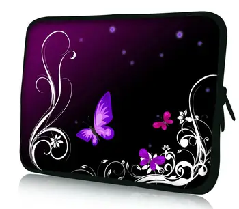 

Purple Butterfly Sleeve laptop bag for macbook air pro Retina for 9.7 10'' 11.6" 13'' 13.3" 14" 15'' 15.6" 17" 17.3'' woman&man
