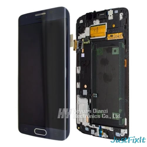 Супер Amoled для samsung Galaxy S6 Edge G925F ЖК-дисплей сенсорный экран с горящим shdaow экраном