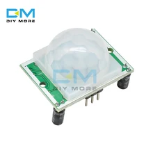 Module de détection de mouvement infrarouge PIR, HC SR501, capteur de corps, réglable, pyroélectrique IR, Module de capteur humain pour Arduino