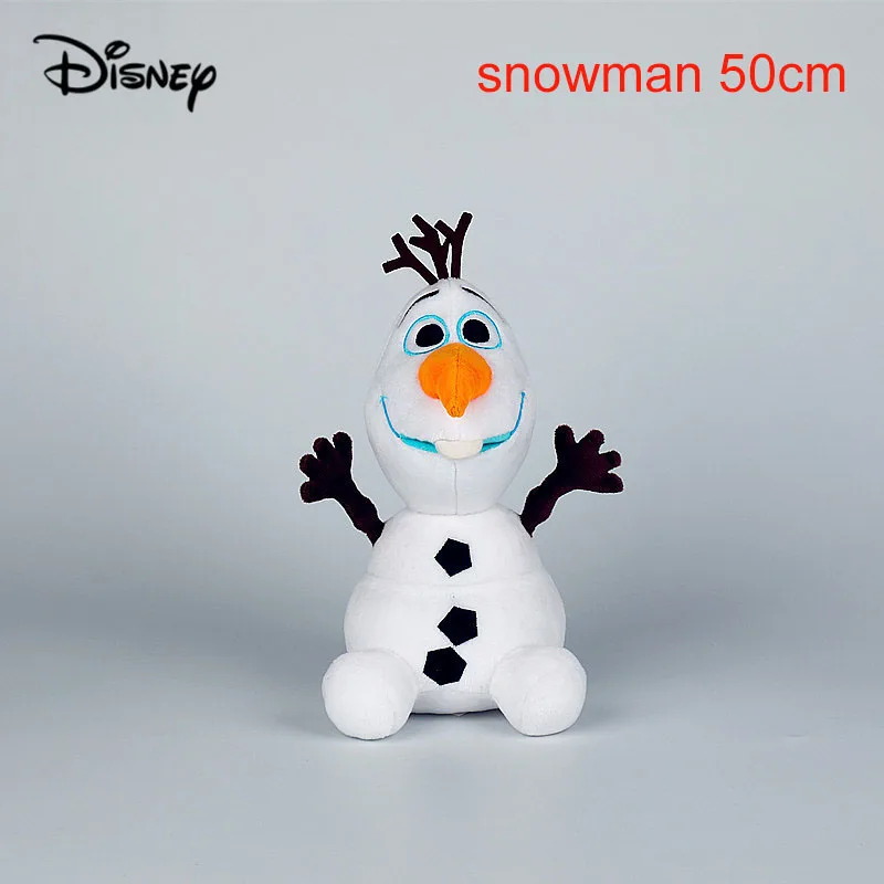 Disney подлинный рюкзак снеговик Олаф мультфильм плюшевые игрушки кукла Детский сад Школьный рюкзак рождественские подарки игрушки для детей - Цвет: snowman 50cm