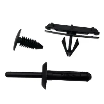

110pcs/set Black Plastic Car Clips For Jeep Wrangler JK 2007-2017 All Models Car Decoration Accessories Clip Mounting Kit