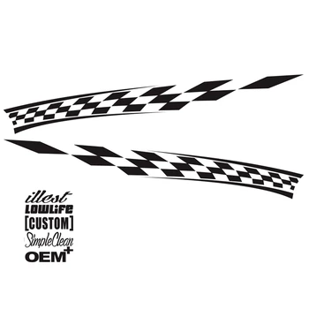 

Car Sticker Lattice Totem Decal Car Body Side Door Decoration Vinyl Diy Car Sticker