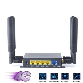 

300Mbps LTE WiFi router 3G 4G wireless CPE router with SIM card slot USB port and 4 high gain antennas Support OpenWRT