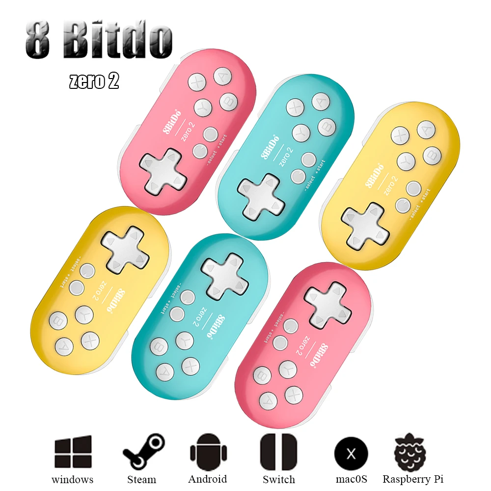 8bitdo Zero 2 Bluetooth Mini Gamepad For Nintendo Switch Ns Nx Nintendo Switch Lite Windows Pc Mac Ios Android Zero2 Edition Gamepads Aliexpress