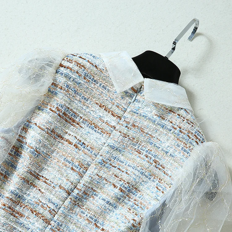 AH11792 High quality New Fashion Women spring Dress Luxury famous Brand European Design party style dress