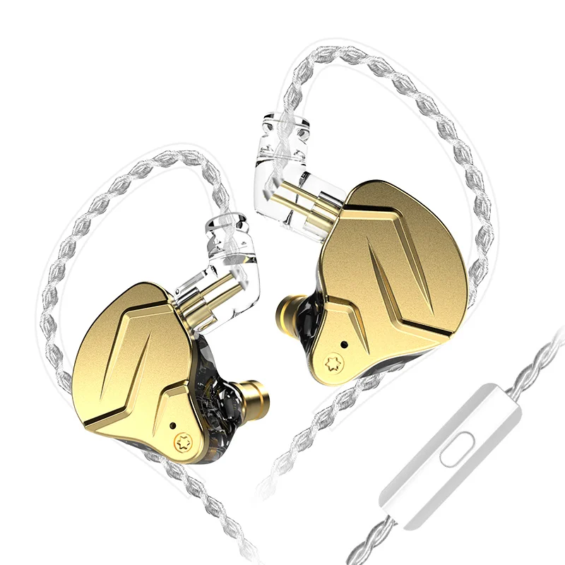 Premium Metal Hybrid Technology Earphones - HiFi In-Ear Monitors with Bass and Noise Cancelling