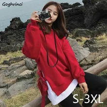 Side split hoodie womens Outlet
