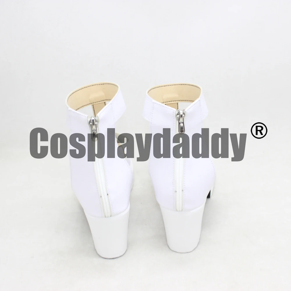 Final Fantasy XV FF15 Lunafreya Nox Fleuret Luna casual Ver. Белые туфли на высоком каблуке для костюмированной вечеринки; X002