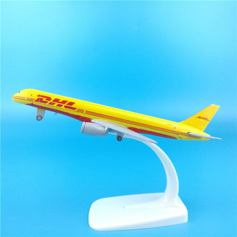 16 см колесный DHL грузовой самолет Boeing B757 с трёхмерными чертёжами украшения