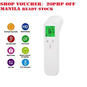 

Non-contact Adult Fever Child Thermometer Infrared Digital LCD Screen Human Body Measurement Forehead Thermometer