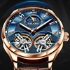 AILANG Marca original 2022 doble Tourbillon reloj masculino mecánico automático último diseño reloj doble volante para hombre reloj mecánico automático moda casual hombre de negocios Luminosa impermeable Reloj ► Foto 2/6