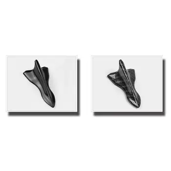 

10 pcs Car antenn General Purpose Modification Automobile Decoration Vehicle Antenna Black-pointed Paste Shark Fin Top Tail Wing