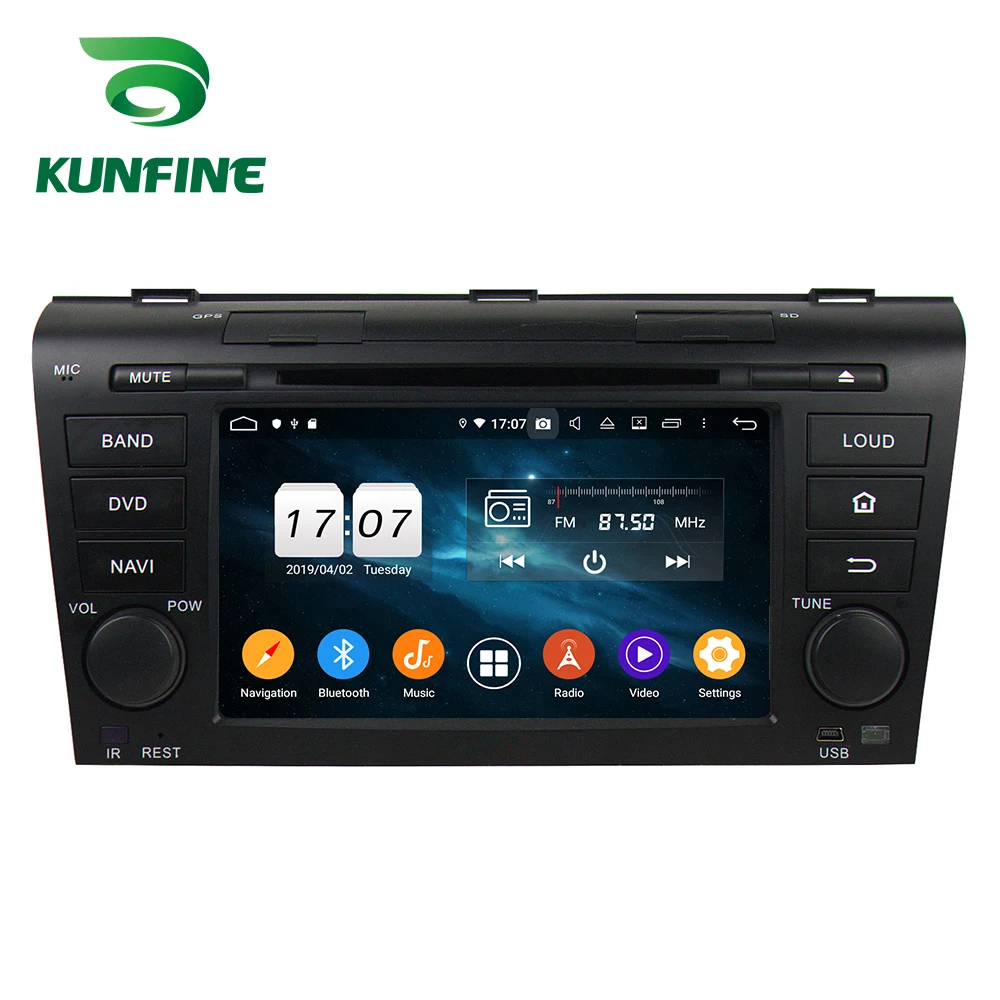 Perfect Android 9.0 Octa Core 4GB RAM 64GB ROM Car DVD GPS Navigation Multimedia Player Car Stereo for Mazda 3 2004-2009 Headunit Radio 2