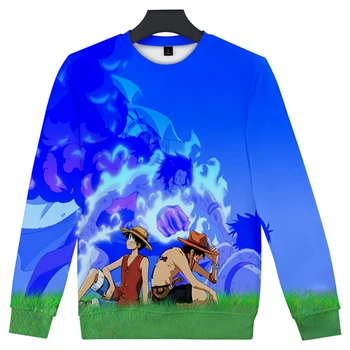 

New One piece Round collar Sweatshirts cool popular loose sweatshirt Leisure 3D Print Novelty Top Luxury Harajuku