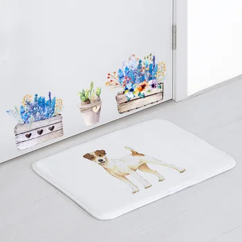 

The Hottest Animal Dog Welcome Door Mat Parson Russell Terrier Irish Setter Tibetan Terrier Floor Mat Bathroom Anti-Slip Blanket