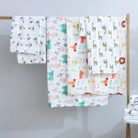 1pc Muslin 100% Cotton Newborn Swaddles Soft Baby Boy Girls Blankets Bath Gauze Infant Wrap Sleepsack Stroller Cover Play Mat 2