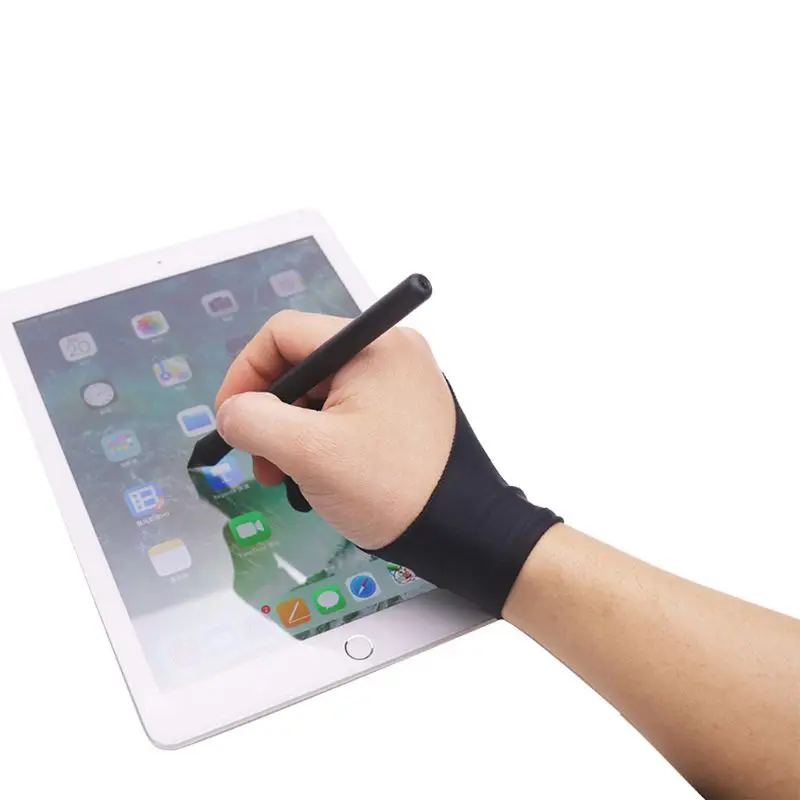 

2 Fingers Drawing Glove Anti-fouling Artist Favor Any Graphics Painting Writing Digital ablet For Right And Left Hand