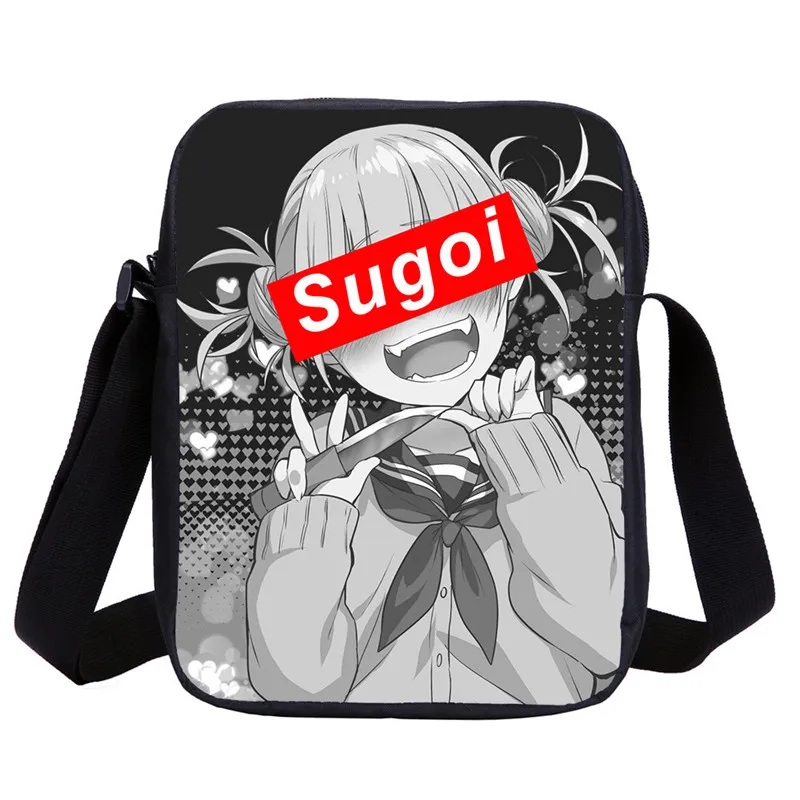 Мини-сумки-мессенджеры для мальчиков и девочек, Sugoi Senpai, аниме, Waifu, с 3D принтом, детские сумки через плечо, сумка на ремне, сумка на плечо - Цвет: DSTCB4076510-S1118