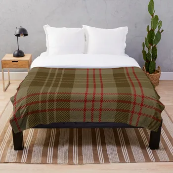 

Miyuki 4 Tartan Throw Blanket Soft Sherpa Blanket Bed Sheet Single Knee Blanket Office Nap Blanket