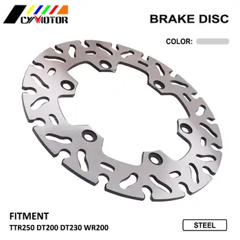 

Motorcycle Stainless Steel Rear Brake Disc For Yamaha TTR250 DT200 DT230 WR200 TTR DT WR 200 230 250 Outer 220mm Inside 115mm