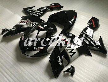 

4 Free Gifts New ABS Motorcycle Full Fairings Kit Fit For Kawasaki Ninja ZX-10R 2006 2007 06 07 10R bodywork set Black