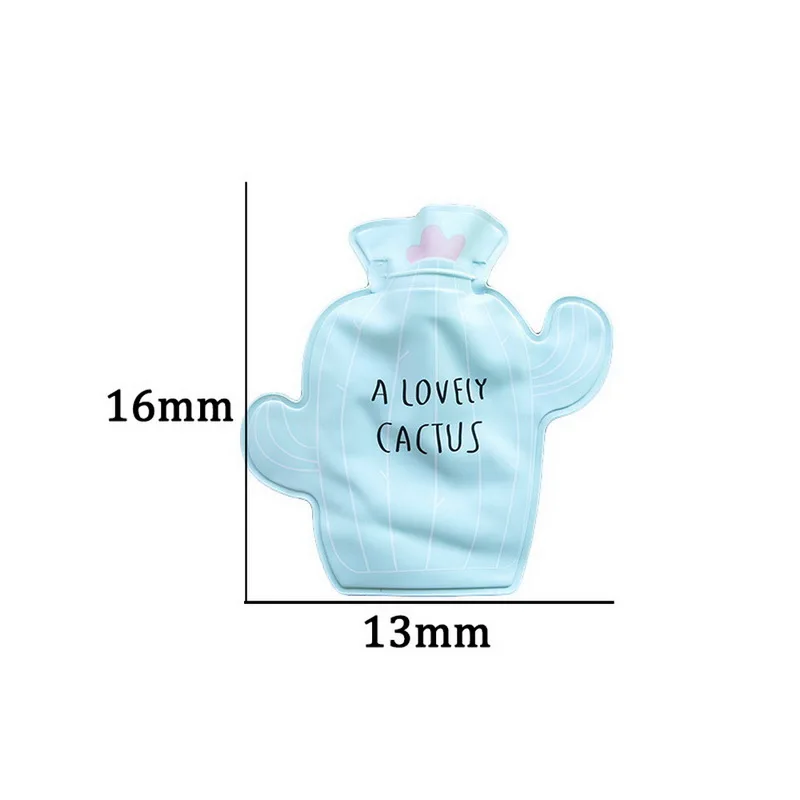 Мини-мультяшная грелка, бутылка, контейнер, удобный ПВХ наполненный водой тип, теплая рука, сокровище, бутылка для тепловой воды для облегчения боли - Цвет: C