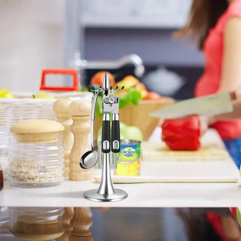 

Can Opener Manual, 3-in-1 Tin Opener Can Opener Heavy Duty with Stainless Steel Blade Anti-Slip Handles,Lid Lifter and Extra Bot