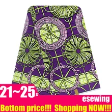 Африканская настоящая голландская восковая Ткань 6 ярдов Хлопок Анкара Нигерия Гана Голландский Настоящий Воск для лоскутного шитья африканские платья TX22