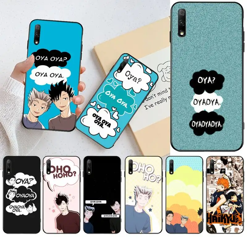 YJZFDYRM Oya Haikyuu чехол для телефона Huawei Honor 30 20 10 9 8 8x 8c v30 Lite view pro|Бамперы| |