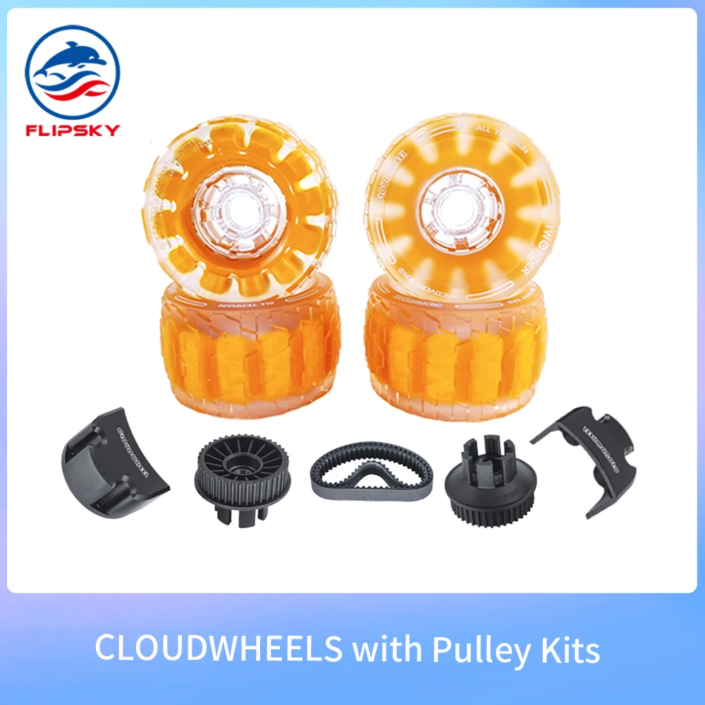 120mm/105mm CLOUDWHEELS With Pulley Kits All Terrain Off Road Electric