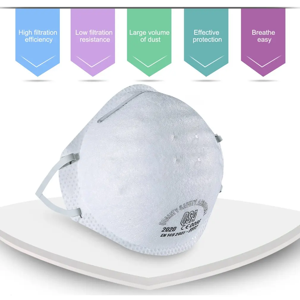 

Anti-fog FFP1/FFP2 Mask Dust-proof Breathing Valve Safety Face Masks Bicycle Riding Comfortable Face Mask