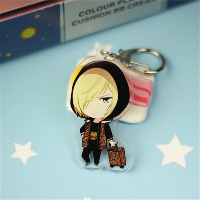16 видов стилей Аниме Юри! На льду брелок Victor Nikiforov Yuri Katsuki акриловый брелок Chaverio Llavero B092